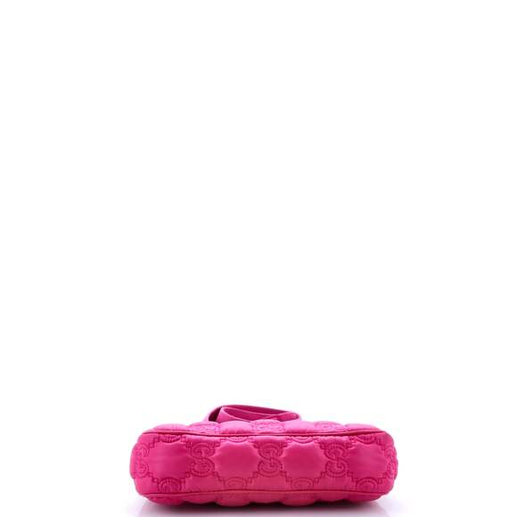 Gucci Zip Shoulder Bag Gg Embossed #166615G10B - Picture 5 of 8